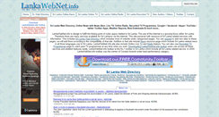 Desktop Screenshot of lankawebnet.info